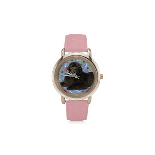 Newfoundland Women's Rose Gold Leather Strap Watch - TeeAmazing