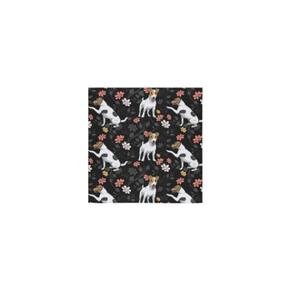 Jack Russell Terrier Flower Square Towel 13“x13” - TeeAmazing
