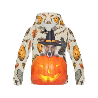 Jack Russell Halloween All Over Print Hoodie for Women - TeeAmazing