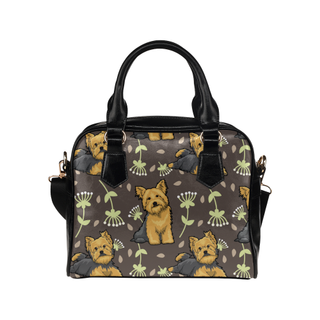 Cairn terrier Flower Shoulder Handbag - TeeAmazing