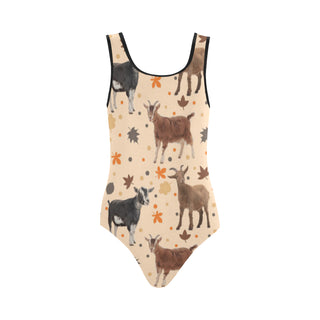 Goat Vest One Piece Swimsuit - TeeAmazing