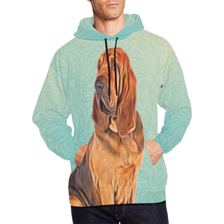 Bloodhound Lover All Over Print Hoodie for Men - TeeAmazing