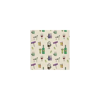 Bartender Pattern Square Towel 13x13 - TeeAmazing