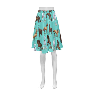 Horse Pattern Athena Women's Short Skirt - TeeAmazing