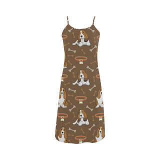 Basset Fauve Alcestis Slip Dress - TeeAmazing