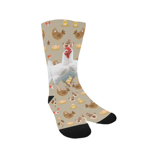 Chicken Lover Trouser Socks - TeeAmazing