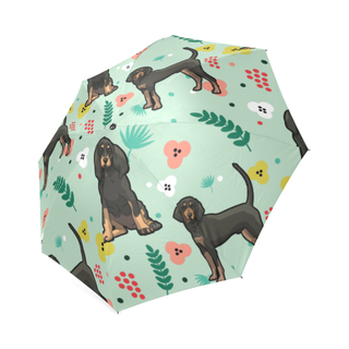 Weimaraner Flower Foldable Umbrella - TeeAmazing