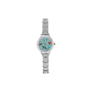 Marine Biologist Pattern Women's Italian Charm Watch - TeeAmazing