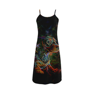 Dachshund Glow Design 2 Alcestis Slip Dress - TeeAmazing