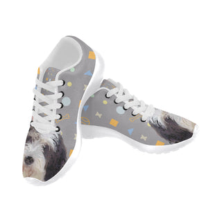 Petit Basset Griffon Vendéen White Sneakers for Men - TeeAmazing