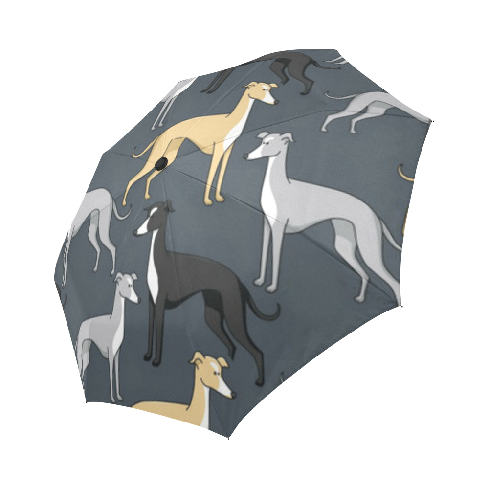 Greyhound Auto-Foldable Umbrella - TeeAmazing