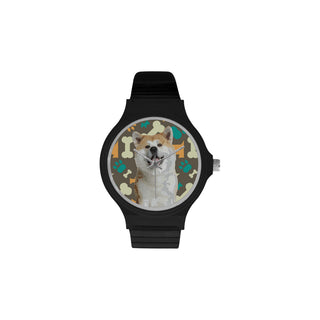 Akita Unisex Round Plastic Watch - TeeAmazing