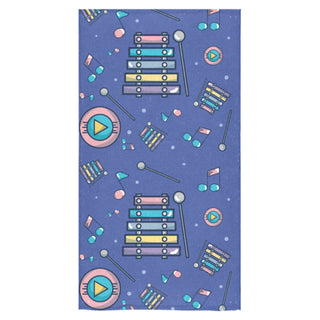 Marimba Pattern Bath Towel 30"x56" - TeeAmazing
