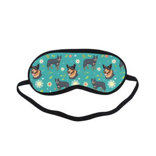 Australian Cattle Dog Flower Sleeping Mask - TeeAmazing