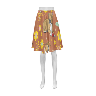 American Staffordshire Terrier Flower Athena Women's Short Skirt - TeeAmazing