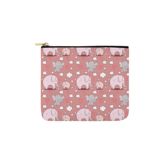 Elephant Pattern Carry-All Pouch 6x5 - TeeAmazing