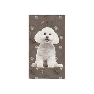 Bichon Frise Dog Custom Towel 16"x28" - TeeAmazing