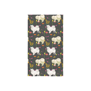American Eskimo Dog Flower Custom Towel 16"x28" - TeeAmazing