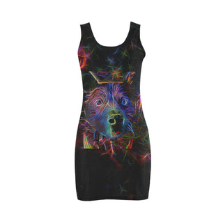 Australian Cattle Dog Glow Design 1 Medea Vest Dress - TeeAmazing