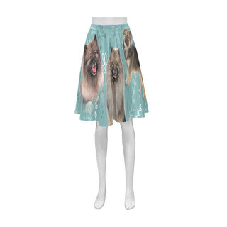 Keeshond Lover Athena Women's Short Skirt - TeeAmazing