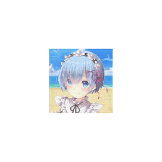 Rem Waifu Square Towel 13x13 - TeeAmazing