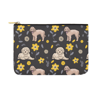 Goldendoodle Flower Carry-All Pouch 12.5''x8.5'' - TeeAmazing