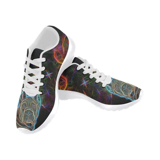 Cane Corso Glow Design 1 White Sneakers Size 13-15 for Men - TeeAmazing