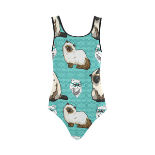 Himalayan Cat Vest One Piece Swimsuit - TeeAmazing