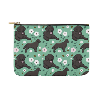 Curly Coated Retriever Flower Carry-All Pouch 12.5''x8.5'' - TeeAmazing