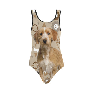 Basset Fauve Dog Vest One Piece Swimsuit - TeeAmazing