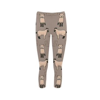 Tonkinese Cat Capri Legging (Model L02) - TeeAmazing