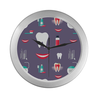 Dentist Silver Color Wall Clock - TeeAmazing
