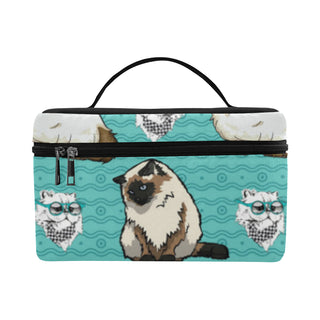 Himalayan Cat Cosmetic Bag/Large - TeeAmazing