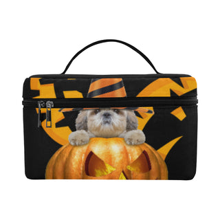 Shih Tzu Halloween Cosmetic Bag/Large - TeeAmazing