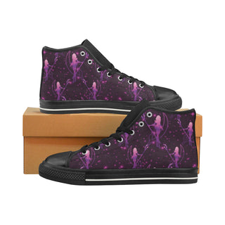 Sailor Saturn Black High Top Canvas Shoes for Kid - TeeAmazing
