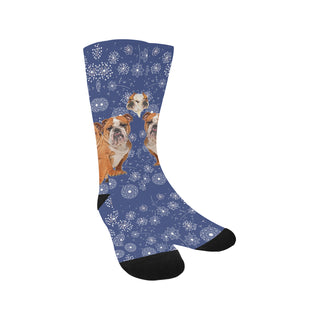 English Bulldog Lover Trouser Socks - TeeAmazing