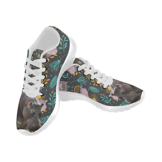 Hippo White Sneakers for Women - TeeAmazing