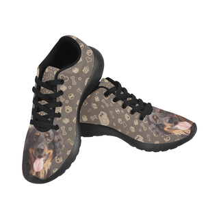 Hovawart Dog Black Sneakers for Women - TeeAmazing