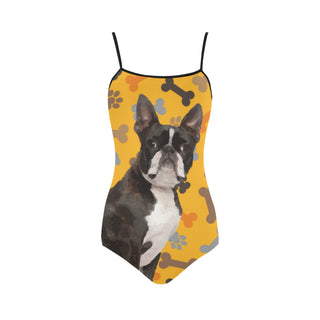 Boston Terrier Strap Swimsuit - TeeAmazing