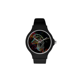 Dachshund Glow Design 1 Unisex Round Plastic Watch - TeeAmazing