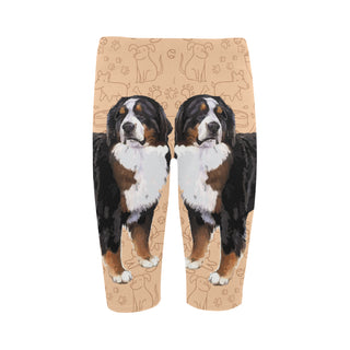 Bernese Mountain Hestia Cropped Leggings (Model L03) - TeeAmazing