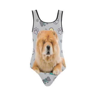 Chow Chow Dog Vest One Piece Swimsuit - TeeAmazing
