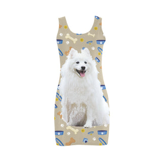 Samoyed Dog Medea Vest Dress - TeeAmazing