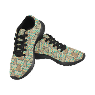 Briard Black Sneakers for Women - TeeAmazing