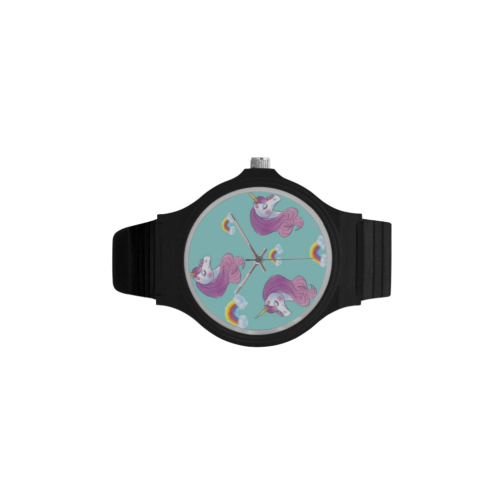 Unicorn Unisex Round Plastic Watch - TeeAmazing