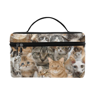 Cat Cosmetic Bag/Large - TeeAmazing