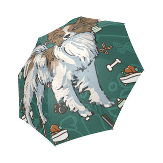 Papillon Dog Foldable Umbrella - TeeAmazing