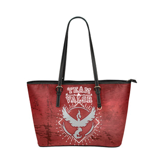 Team Valor Leather Tote Bag/Small - TeeAmazing