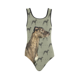 Lurcher Dog Vest One Piece Swimsuit - TeeAmazing