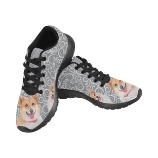 Corgi Lover Black Sneakers Size 13-15 for Men - TeeAmazing